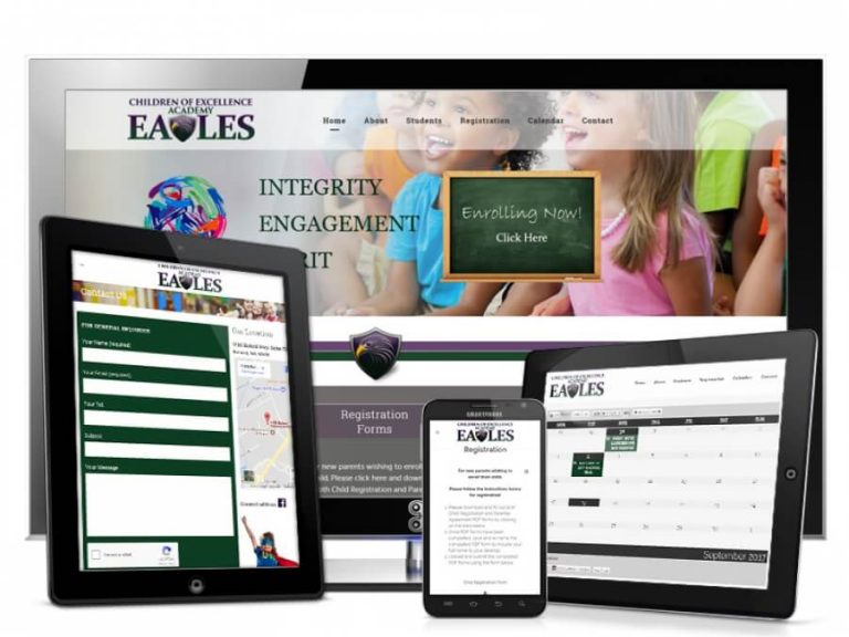 COE School and Education Web Design