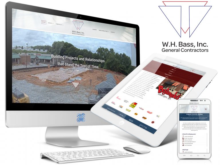 WH BASS Construction Web Design